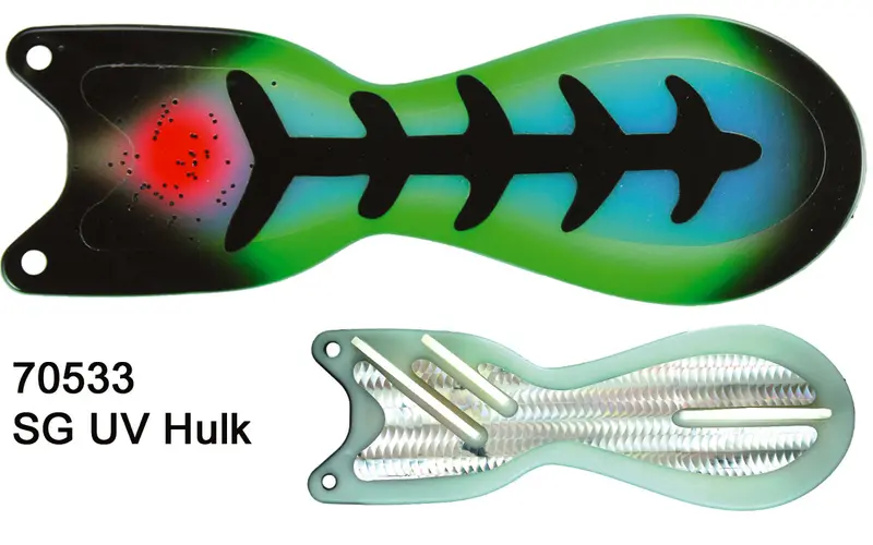 Dreamweaver Spin Doctor 10-Inch Sg Uv Hulk Swim Lure 1