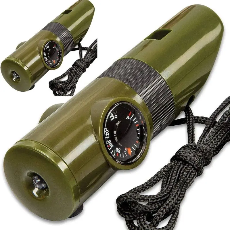 Dual-Function Survival Whistle With Integrated Compass 1