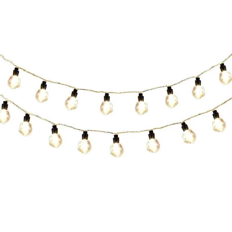 Festive Acrylic Ball Led String Lights – 100-Pack, Warm White & Multi-Colour Options 1