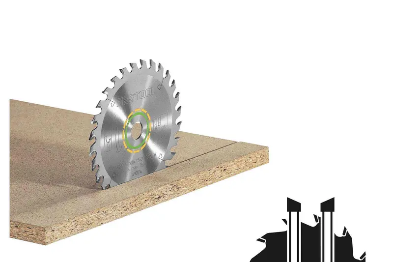 Festool 260 Mm Carbide-Tipped Saw Blade — 2.5 Mm Kerf, 30 Mm Bore, 60° Hook Angle 1