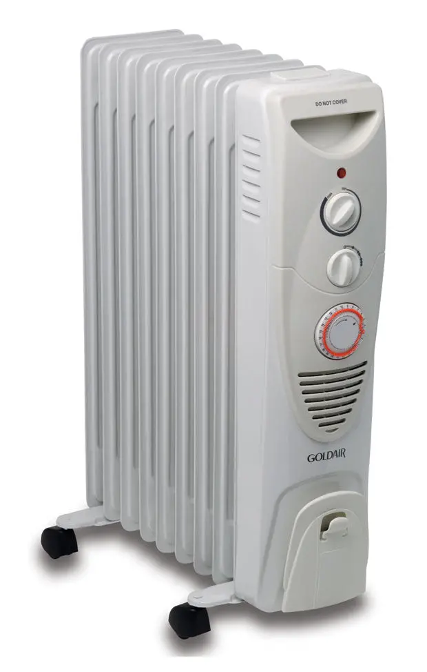 Goldair 9-Fin Oil-Filled Column Heater With Programmable Timer 1
