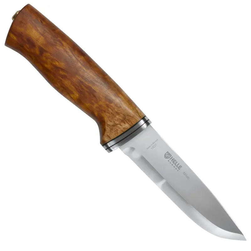 Helle Alden Scandinavian-Style Outdoor Knife With Traditional Leather Sheath 1