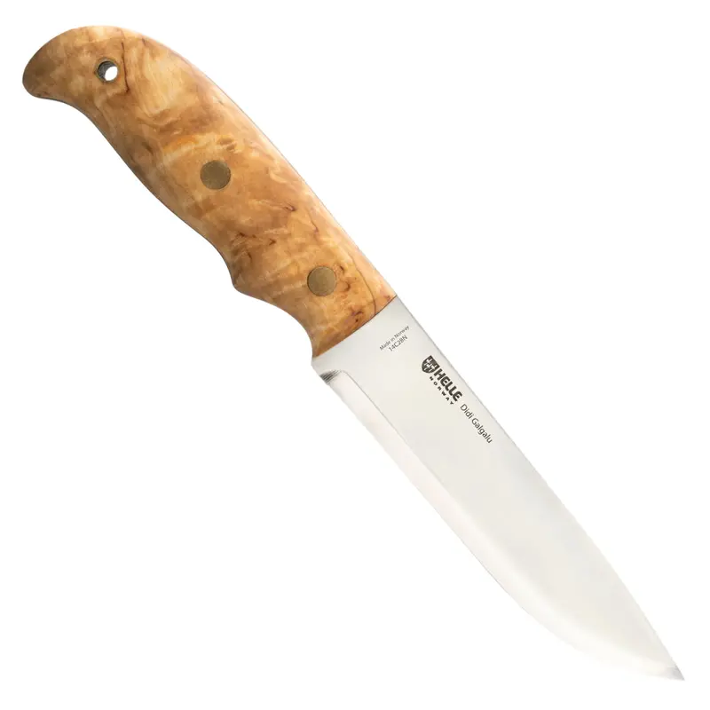 Helle Didi Galgalu Large Fixed-Blade Outdoor Knife With Leather Sheath 1