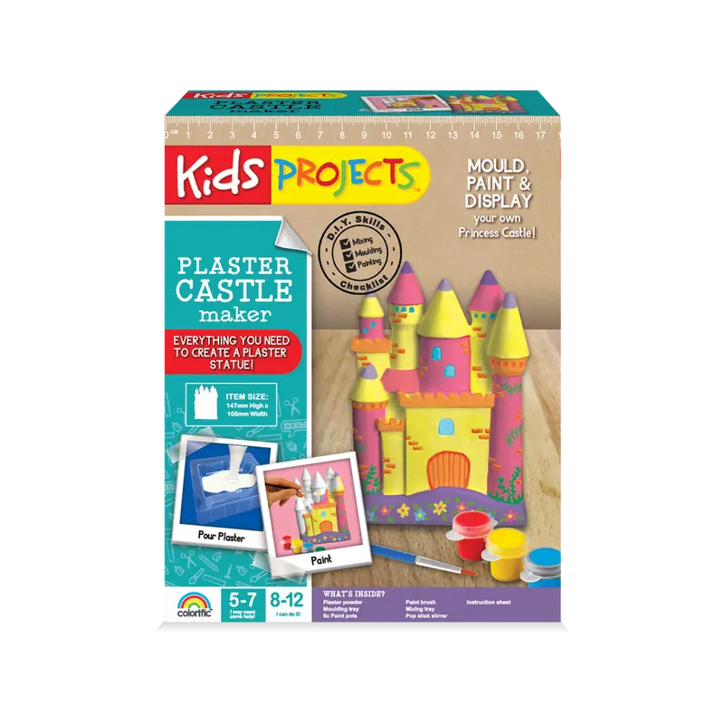 Kids Projects Plaster Castle Craft Kit – Creative Activity For Ages 5 And Up 1