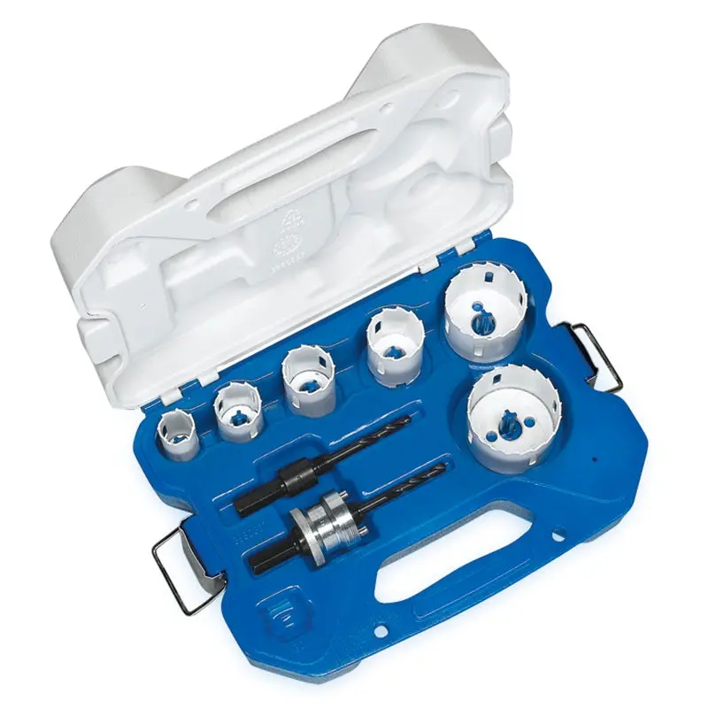 Lenox 8-Piece Electrician-Optimized Speedslot Hole Saw Set 1