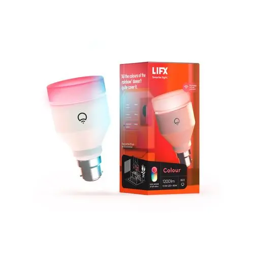 Lifx B22 Color-Tunable Smart Light Bulb – 1200Lm, Wi-Fi Enabled Led Globe 1