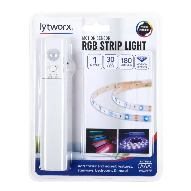 Lytworx 1-Meter Rgb Led Strip Light With Motion Sensor 1