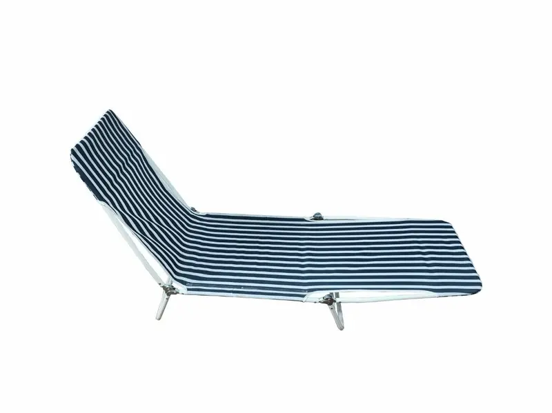 Marquee Adjustable Folding Sun Lounger – Outdoor Blue Design 1