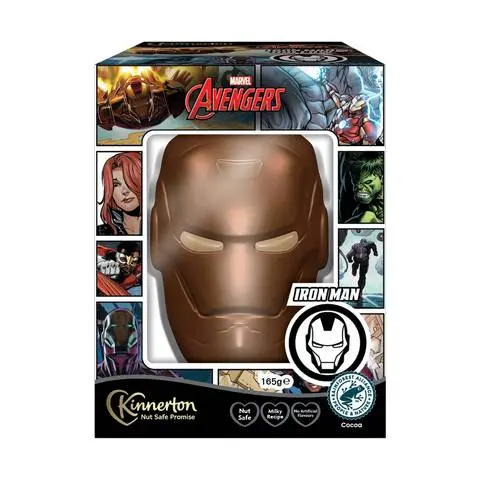 Marvel Avengers Iron Man Hollow Chocolate Egg – 165G Collectible 1