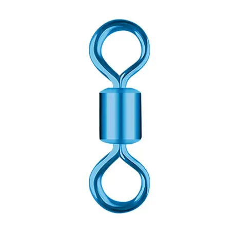 Micro Swivels – Metallic Blue, 30Lb Breaking Strength 1