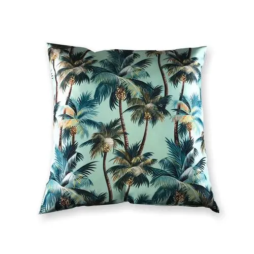 Mojo L.A. Palm Blue Cushion Cover – 45 Cm, Contemporary Style, Pack Of 2 1