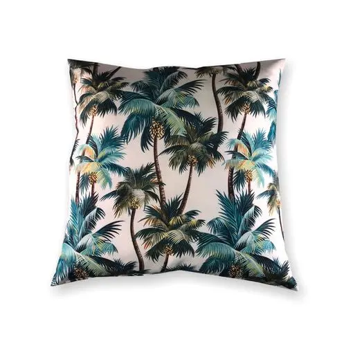 Mojo L.A. Palm White Cushion Cover – 45 Cm, Modern Design, 2-Piece Set 1