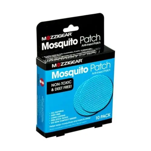 Mozzigear Mosquito Repellent Patches – 10-Pack, Safe For Babies & Campers 1