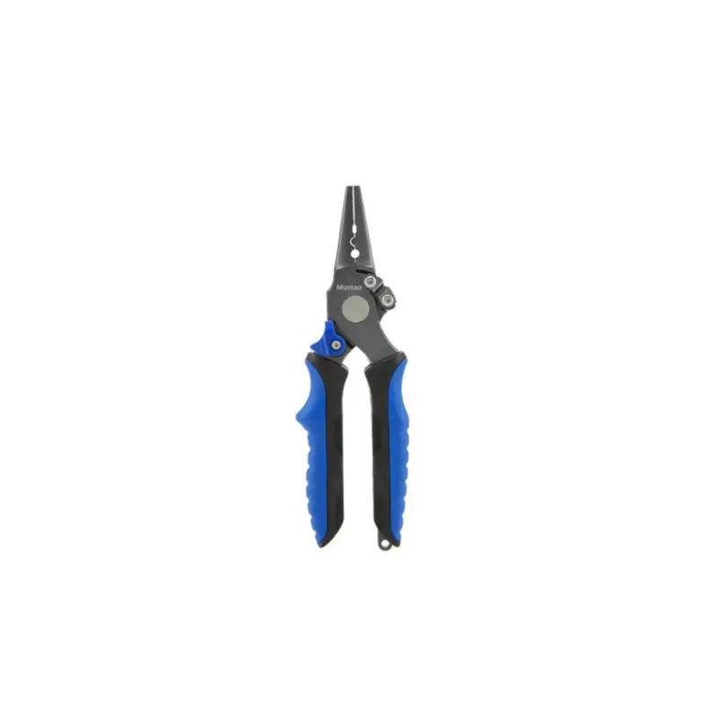 Mustad 7.5" Straight-Nose Pliers – Precision Grip For Hooks & Leaders 1