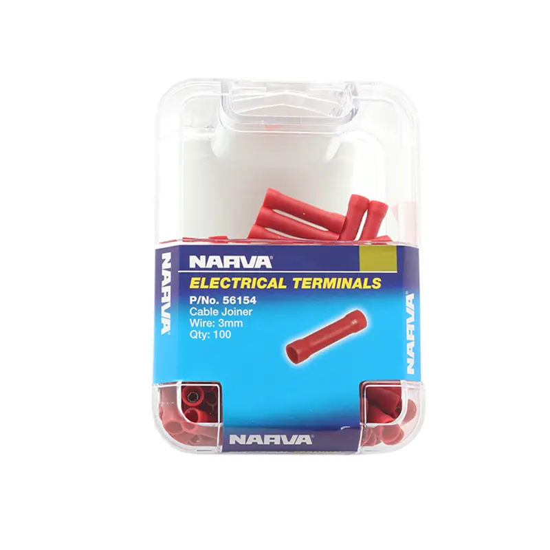 Narva 3 Mm Red Insulated Ring Terminal Connectors – 100-Piece Pack 1