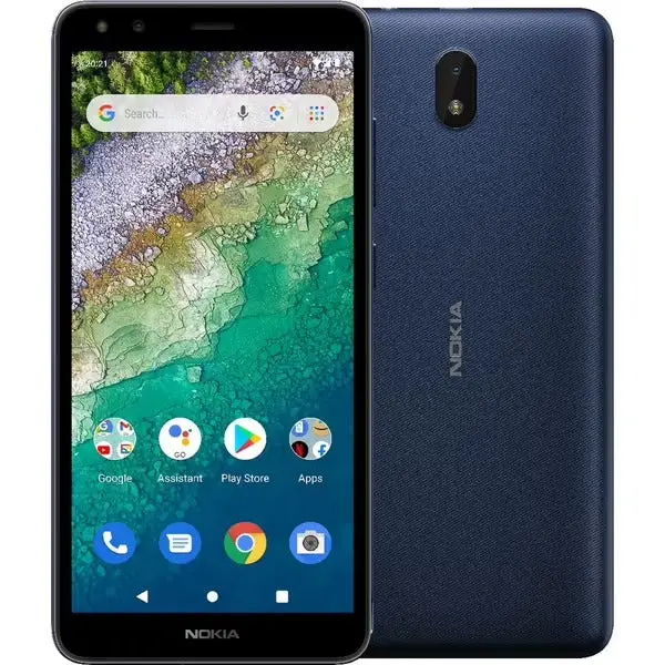 Nokia C01 Plus 4G Vodafone Prepaid Phone – Black Entry-Level Smartphone Bundle 1