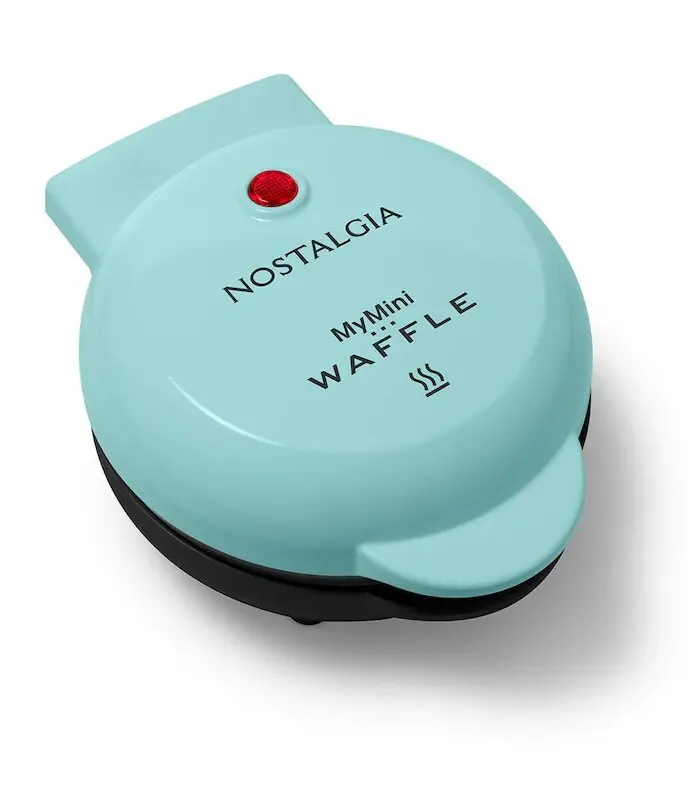 Nostalgia My Mini Waffle Maker – Compact Single-Serving Appliance (Mwf5Aq) 1