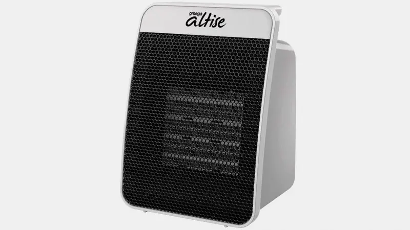 Omega Altise Aoch1500 Ceramic Heater – 1500W, Clean White Finish 1