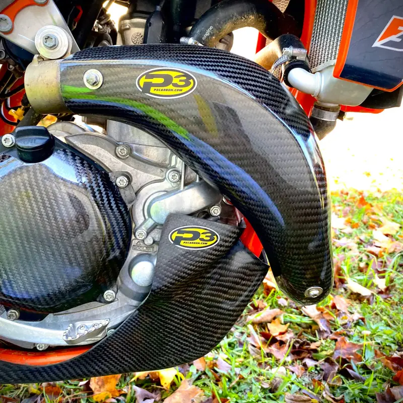 P3 Carbon Heat Shield – Max-Coverage Protection For Ktm & Husqvarna 450 (2023–2026) 1