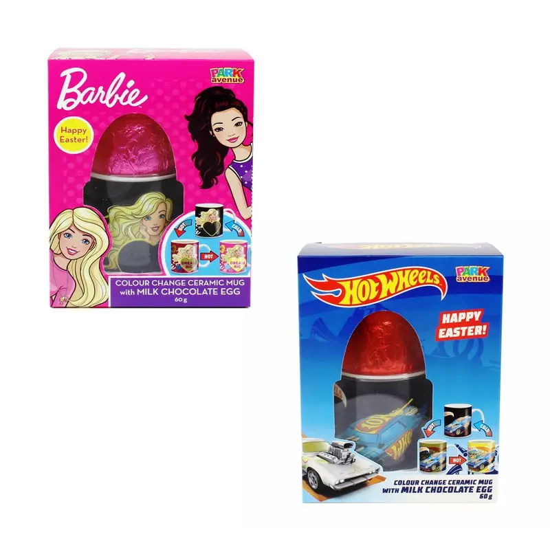 Park Avenue Colour-Changing Ceramic Mug + Assorted Milk Chocolate Eggs (60G) 1