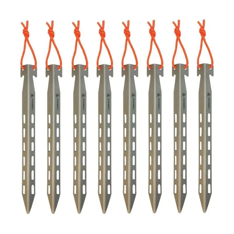 Pathfinder Titanium Tent Stakes – Lightweight, Ultra-Strong Camping Anchors 1