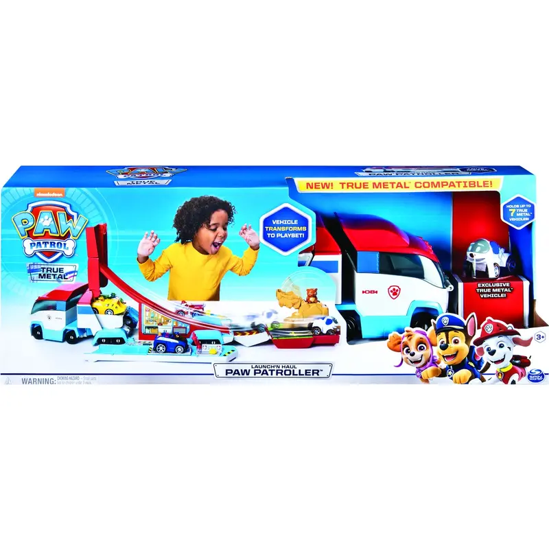 Paw Patrol Die-Cast Vehicle Carrier & Launcher Set – Action-Packed Play For Ages 3+ 1
