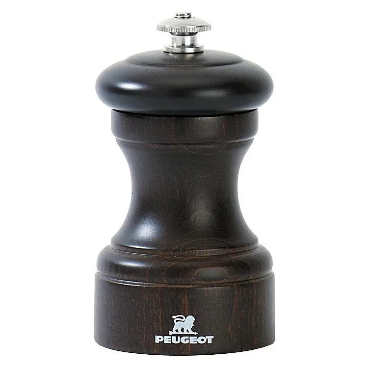 Peugeot Bistro 4-Inch Chocolate-Finish Salt Grinder 1