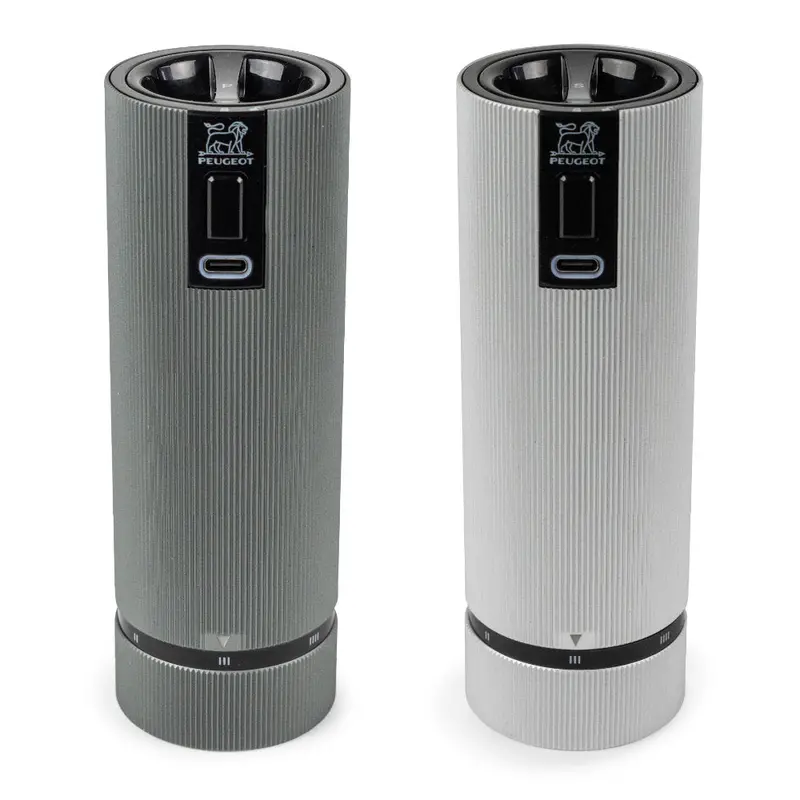 Peugeot Line Duo 6-Inch Electric Salt & Pepper Grinder Set – Dual-Function Mill 1