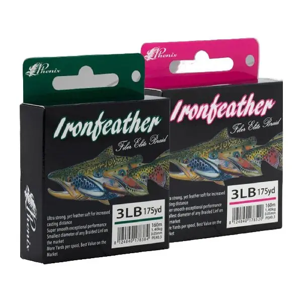 Phenix Ironfeather Fiber Elite Braided Fishing Line – Ultra-Thin, High-Strength Pe Braid 1