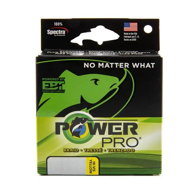 Power Pro Hi-Vis Yellow Braided Line – 150-Yard Spool 1