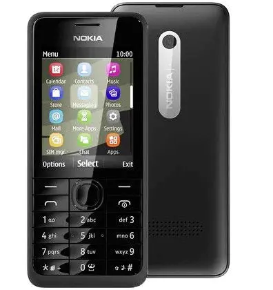 Refurbished Nokia 301 In Black – Grade A Condition 1