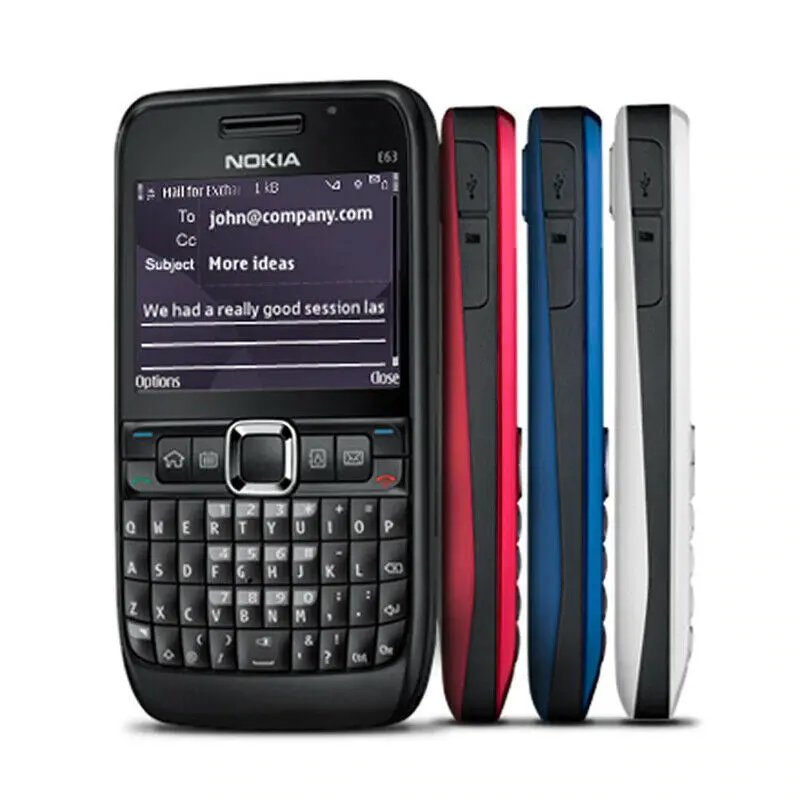 Refurbished Nokia E63 Unlocked 3G Smartphone – Like-New Condition 1