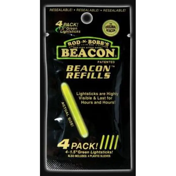 Rod & Bobbers Beacon Tackle Lucky Jack Recharge Kit – 4-Pack 1