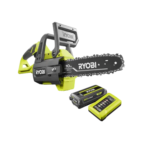 Ryobi 36V Cordless 10-Inch Pruning Chainsaw With 2.0Ah Battery Kit 1