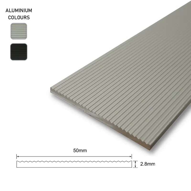 Series 2 Solid Aluminium Stair Nosing For Enhanced Traction 1