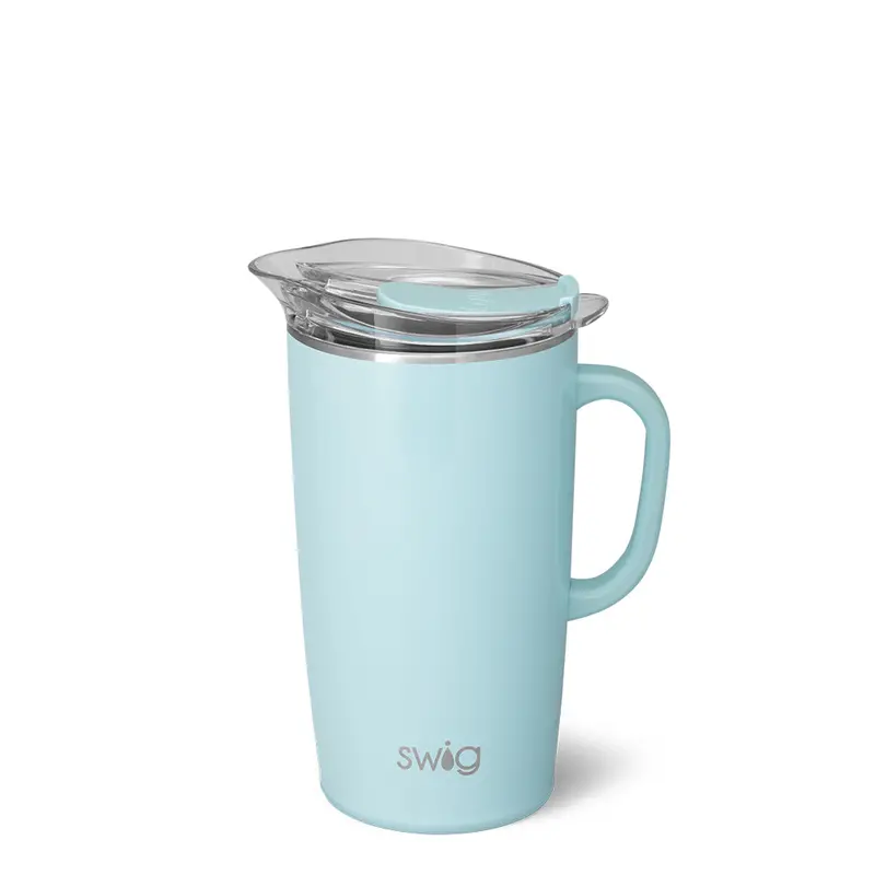 Shimmer Aquamarine 64Oz Serving Pitcher 1