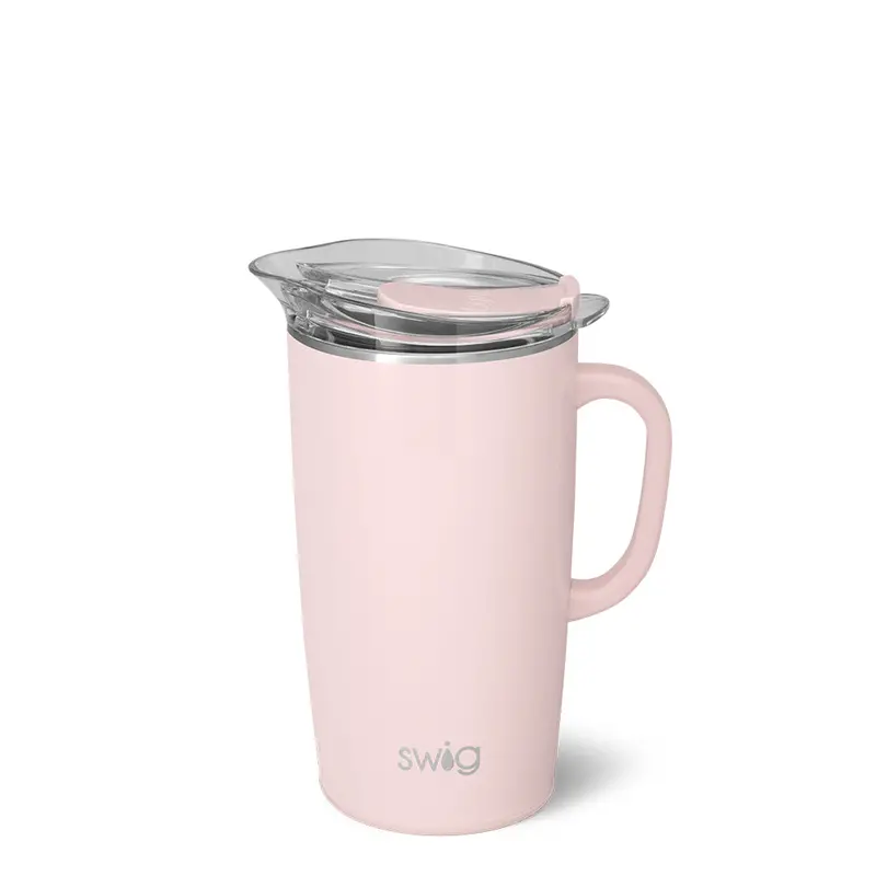 Shimmer Ballet Pink 64Oz Entertaining Pitcher 1