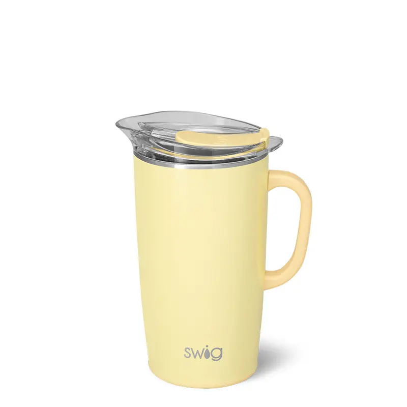 Shimmer Buttercup Yellow 64Oz Drink Pitcher 1
