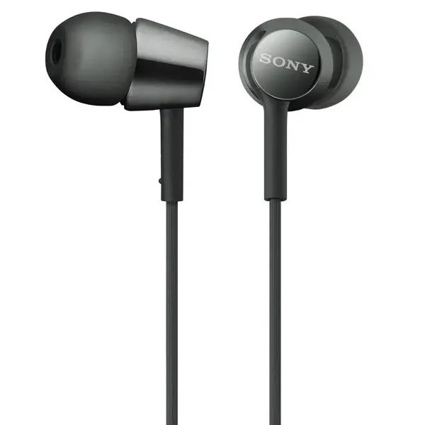 Sony Mdr-Ex155 Wired In-Ear Headphones – Sleek Black Or White Design 1
