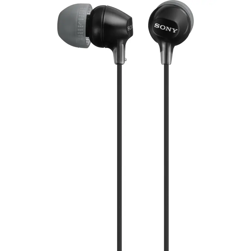 Sony Mdr-Ex15Lp In-Ear Headphones – Compact Fit, Multi-Color Options (Black/White/Blue/Violet) 1