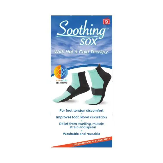 Soothing Sox Therapy Socks – Hot/Cold Relief For Foot Discomfort 1