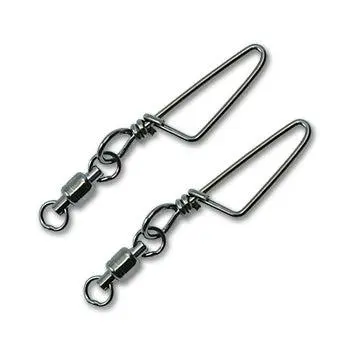 Spro Ball-Bearing Swivel Featuring Two Split Rings And Coast-Lost Snap 1