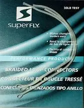 Superfly Braided Loop Connectors – 30-Lb Test Strength 1