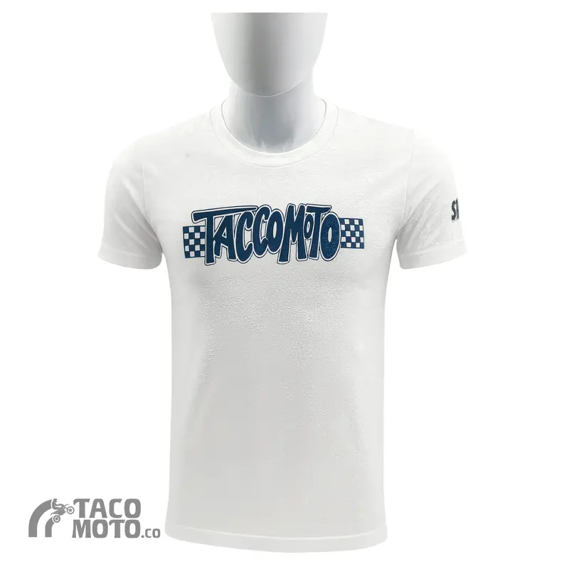 Taco Moto Checkered Flag 'Send It' T-Shirt 1