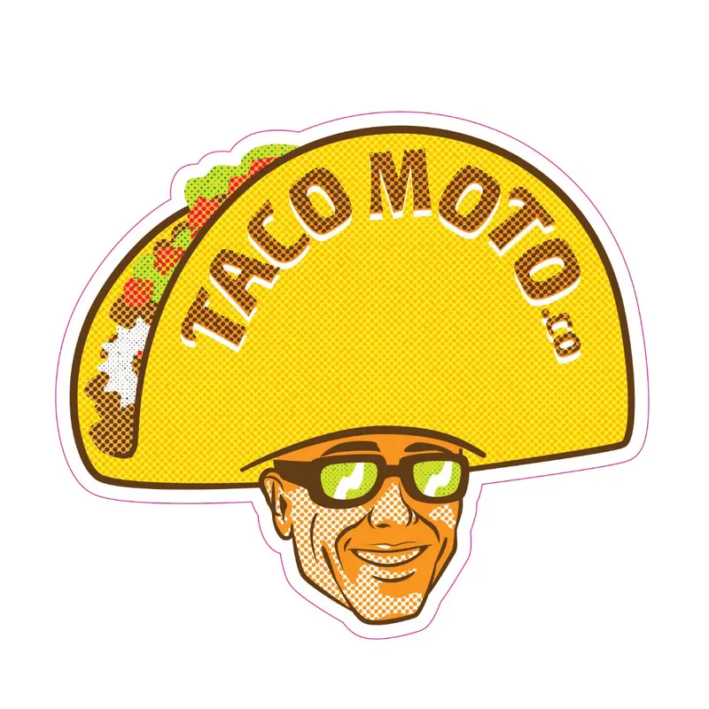 Taco Moto Co. Full Motorcycle Sticker Collection 1
