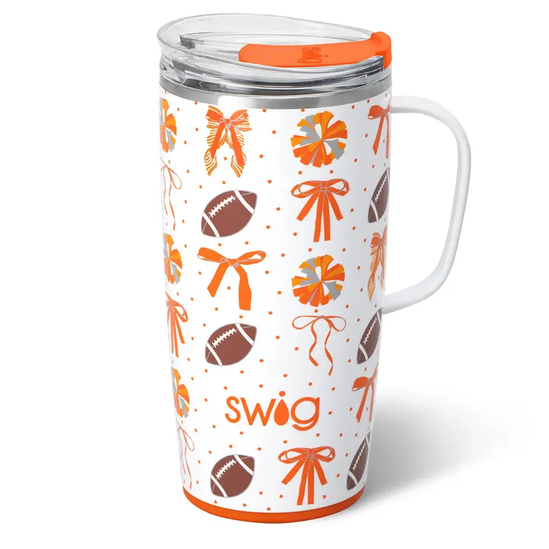 Vibrant Orange 22Oz Travel Tumbler – Spirit Collection 1