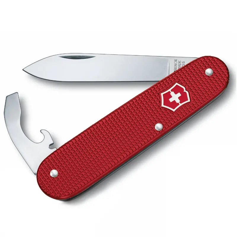 Victorinox Bantam Red Alox Swiss Army Knife With Aluminum Housing 1