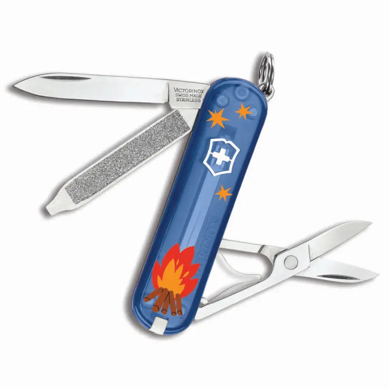 Victorinox Camping-Themed Designer Swiss Army Knife (Classic Sd) 1