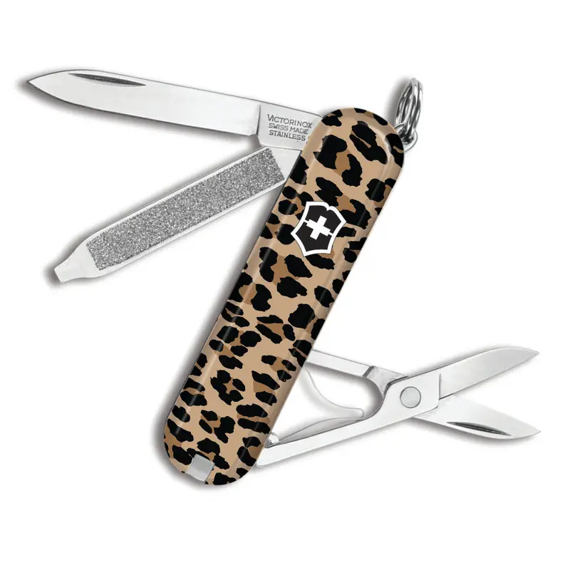 Victorinox Classic Sd Swiss Army Knife – Leopard Print Designer Edition 1