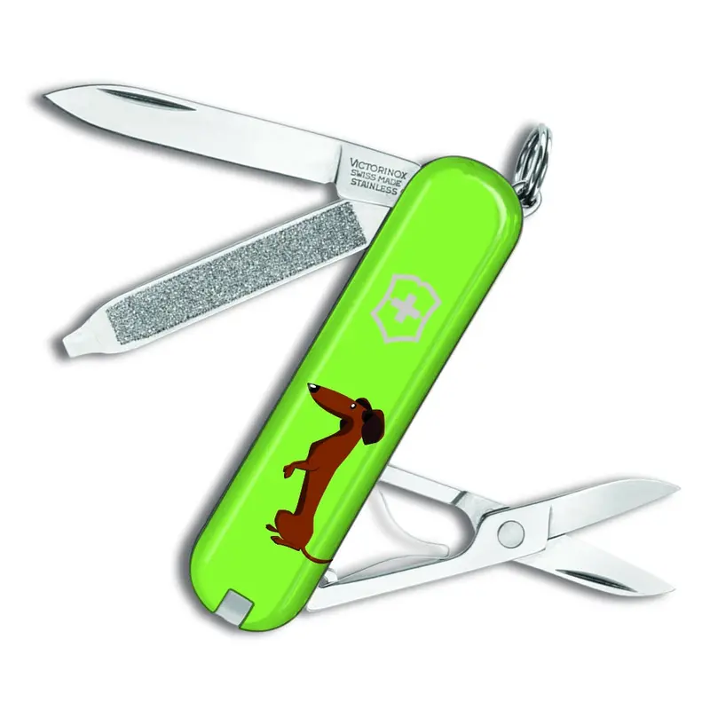 Victorinox Dachshund-Themed Classic Sd Swiss Army Knife 1
